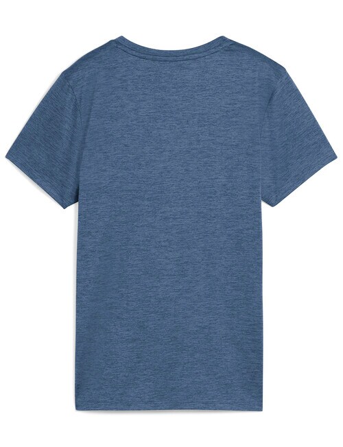 Puma Essential Heather Tee, Dark Indigo Heather product photo View 02 L