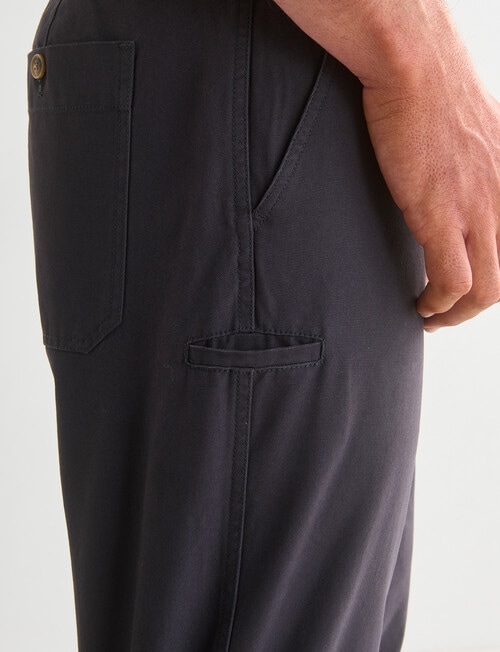 Gasoline Wide Leg Chino Pants, Black product photo View 06 L