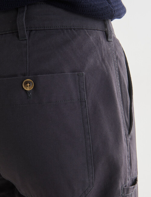 Gasoline Wide Leg Chino Pants, Black product photo View 07 L