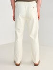 Gasoline Wide Leg Chino Pants, White product photo View 02 S