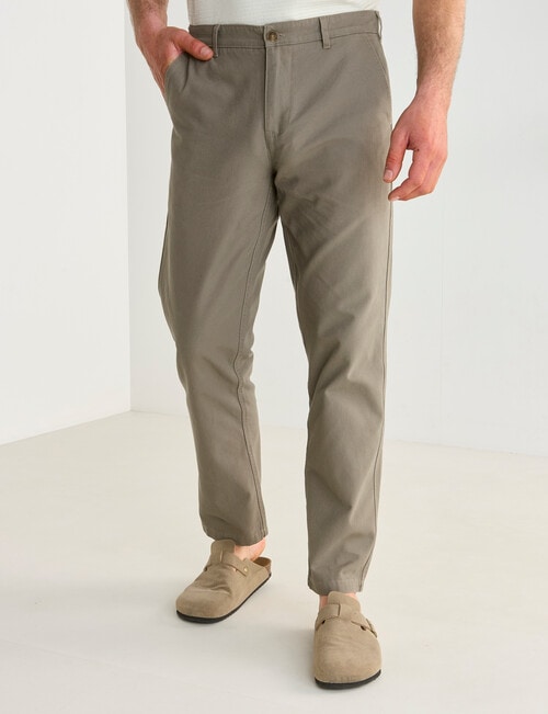 Gasoline Wide Leg Chino Pants, Khaki product photo