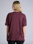 Champion Tonal Script Short Sleeve Tee, Fancy Brown product photo View 03 S