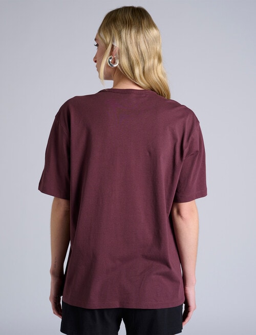 Champion Tonal Script Short Sleeve Tee, Fancy Brown product photo View 03 L