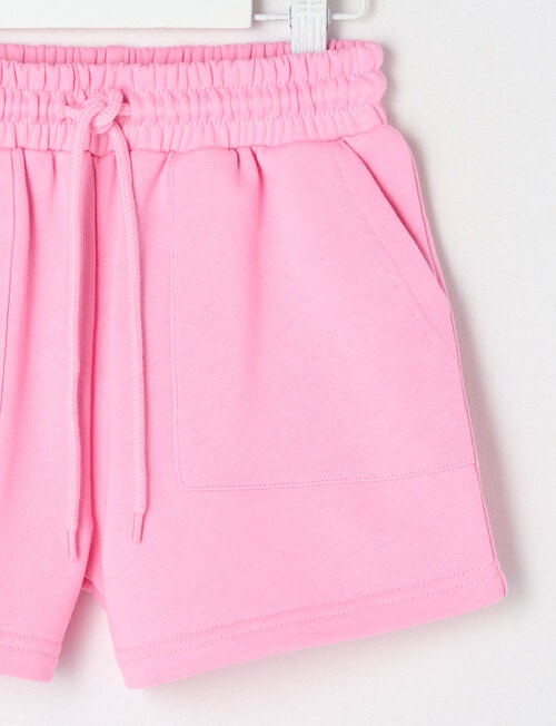 Mac & Ellie French Terry Knit Short, Candy product photo View 02 L