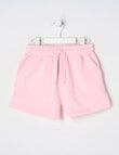 Mac & Ellie French Terry Knit Short, Pink Sorbet product photo