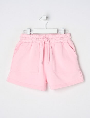 Mac & Ellie French Terry Knit Short, Pink Sorbet product photo