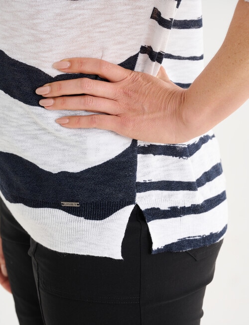 Line 7 Barcelona Knit Jersey, Navy & White product photo View 05 L