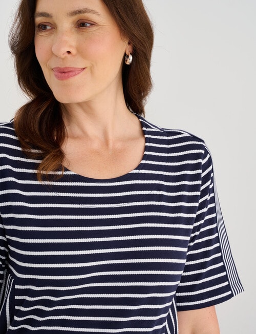 Line 7 Rio Stripe Dress, Navy & White product photo View 04 L