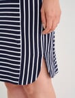 Line 7 Rio Stripe Dress, Navy & White product photo View 06 S