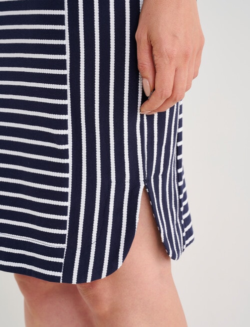 Line 7 Rio Stripe Dress, Navy & White product photo View 06 L
