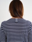 Line 7 Rio Stripe Dress, Navy & White product photo View 07 S