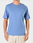 Mitch Dowd Cotton Sleep Tee, Denim Marle product photo