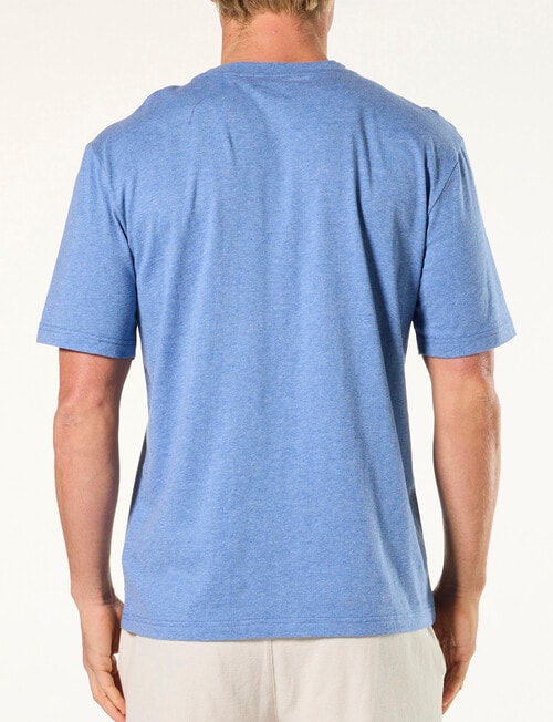 Mitch Dowd Cotton Sleep Tee, Denim Marle product photo View 02 L