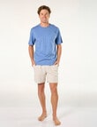 Mitch Dowd Cotton Sleep Tee, Denim Marle product photo View 04 S