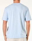 Mitch Dowd Cotton Sleep Tee, Light Blue Marle product photo View 02 S