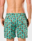 Mitch Dowd Bow-Wow BBQ Cotton Sleep Shorts,Green product photo View 02 S