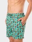 Mitch Dowd Bow-Wow BBQ Cotton Sleep Shorts,Green product photo View 03 S