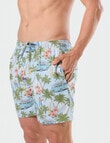 Mitch Dowd I'm Board Cotton Woven Sleep Short, Blue product photo View 03 S