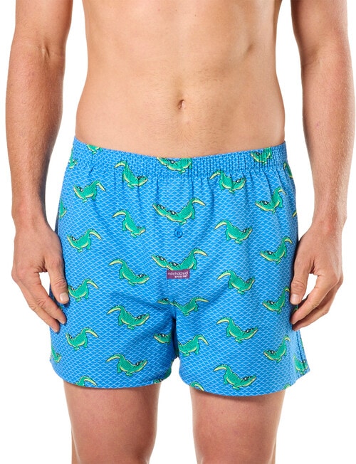 Mitch Dowd Sunny Jaws Cotton Boxer Short, 3-Pack, Assorted product photo View 02 L