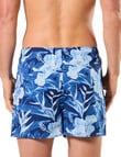 Mitch Dowd Painted Tropical Bamboo Boxer Shorts, Blue product photo View 02 S