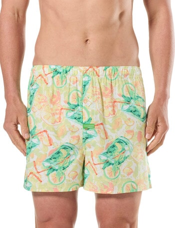 Mitch Dowd Woven Bamboo Blend Boxer, Mojito product photo