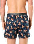 Mitch Dowd Sloth Mode Knit Boxer Short, Navy product photo View 02 S