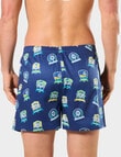 Mitch Dowd By Par Cotton Boxer & Crew Sock Gift Set, Navy & White product photo View 03 S