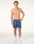 Mitch Dowd By Par Cotton Boxer & Crew Sock Gift Set, Navy & White product photo View 05 S