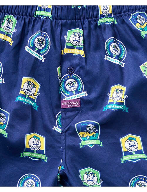 Mitch Dowd By Par Cotton Boxer & Crew Sock Gift Set, Navy & White product photo View 06 L