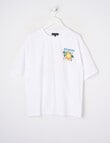 No Issue Lemon Short Sleeve Box Tee, White product photo