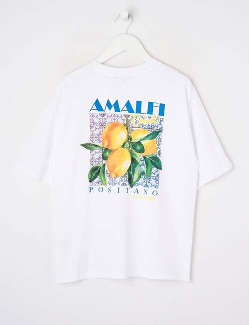 No Issue Lemon Short Sleeve Box Tee, White product photo View 02 L