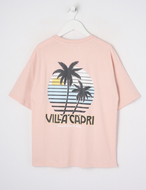 No Issue Capri Short Sleeve Box Tee, Pink product photo View 02 L