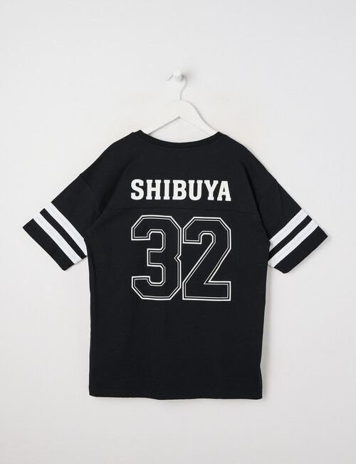 No Issue Shibuya Short Sleeve Oversize Tee, Black product photo View 02 L
