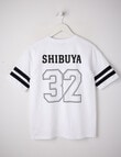 No Issue Shibuya Short Sleeve Oversize Tee, White product photo View 02 S