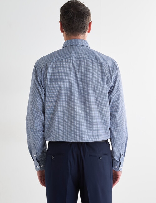 Chisel Ditsy Long Sleeve Shirt, Navy product photo View 02 L