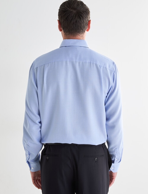 Chisel Dobby Long Sleeve Shirt, Light Blue product photo View 02 L
