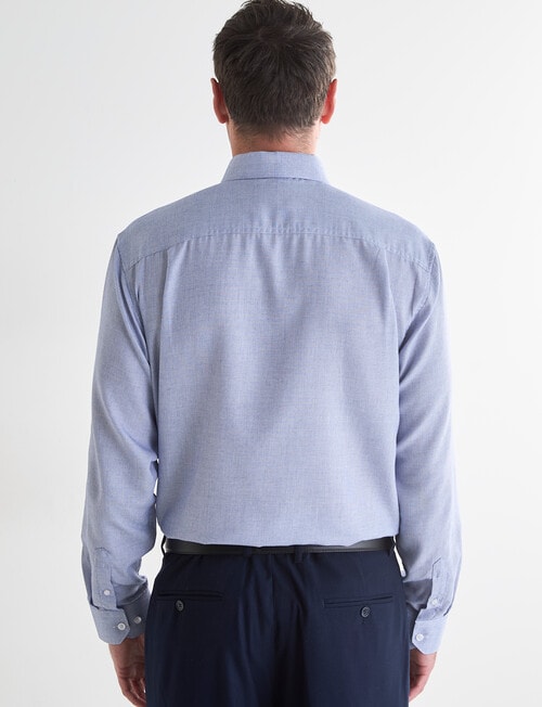 Chisel Dobby Long Sleeve Shirt, Light Grey product photo View 02 L