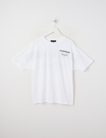 No Issue St Germain Short Sleeve Box Tee, White product photo