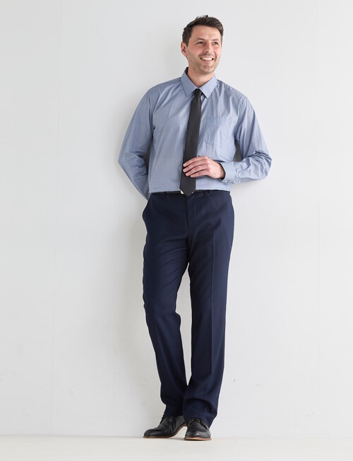 Chisel Ditsy Long Sleeve Shirt, Navy product photo View 03 L