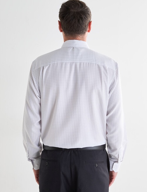 Chisel Mid Check Long Sleeve Shirt, White product photo View 02 L