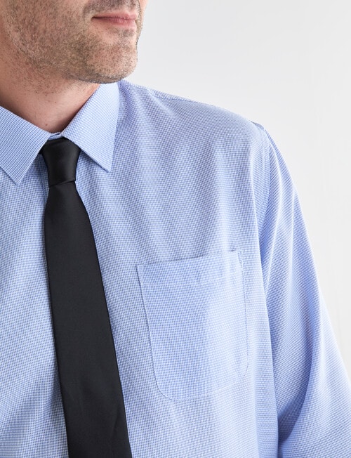 Chisel Dobby Long Sleeve Shirt, Light Blue product photo View 04 L