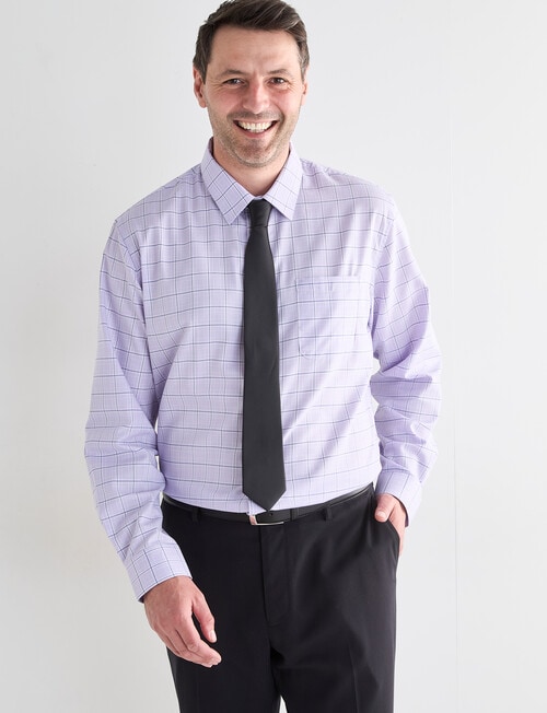 Chisel Multicheck Long Sleeve Shirt, Lilac product photo View 05 L