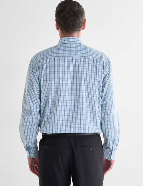 Chisel Mid Check Long Sleeve Shirt, Green product photo View 02 L