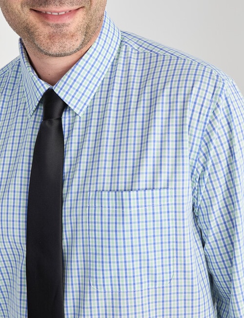 Chisel Mid Check Long Sleeve Shirt, Green product photo View 04 L