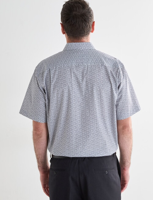 Chisel Ditsy Print Short Sleeve Shirt, Grey product photo View 02 L