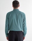 Chisel Dobby Long Sleeve Shirt, Green product photo View 02 S
