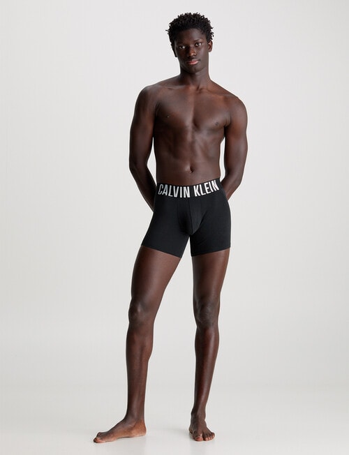 Calvin Klein Intense Power Boxer Brief, 3-Pack, Black product photo View 05 L