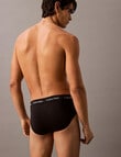 Calvin Klein Engineered Cotton Stretch Brief, 3-Pack, Black product photo View 03 S