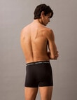 Calvin Klein Engineered Cotton Stretch Trunk, 3-Pack, Black product photo View 03 S