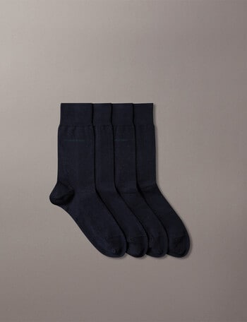 Calvin Klein Dress Socks Giftbox, 4-Pack, Navy product photo